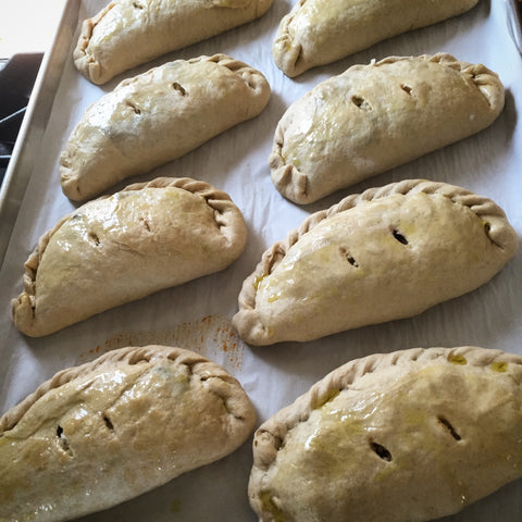 Sausage, Roasted Pepper, & Onion Calzone